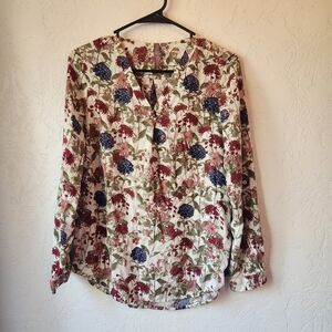 Brina & Em Floral Long Sleeved Top